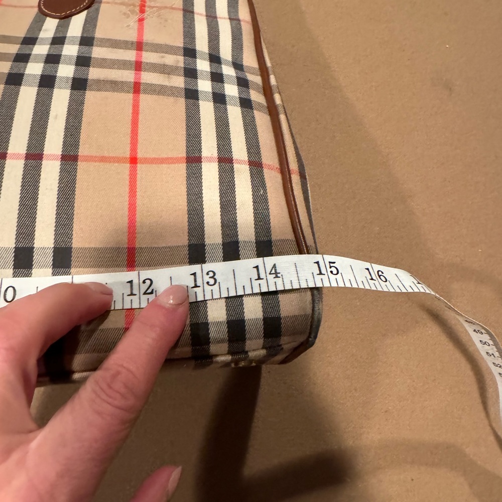 Burberry Plaid Tote - Picture 6 of 16